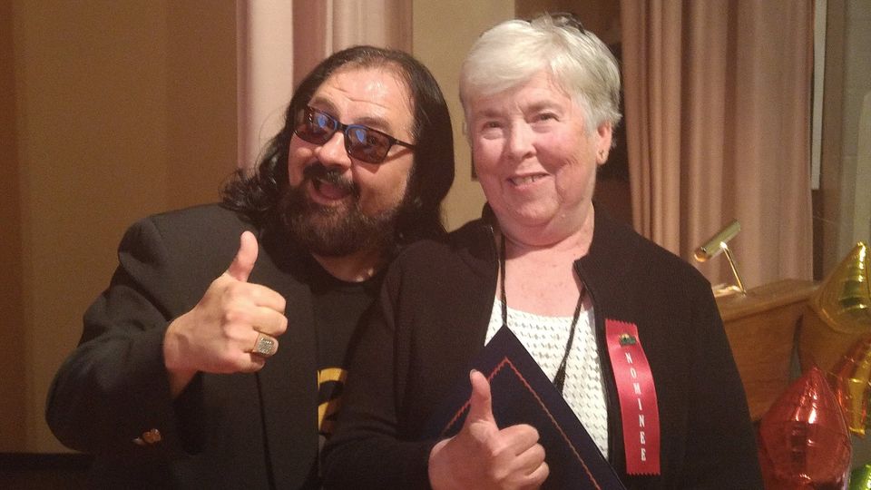 mom and rockin ray - volunteer of year