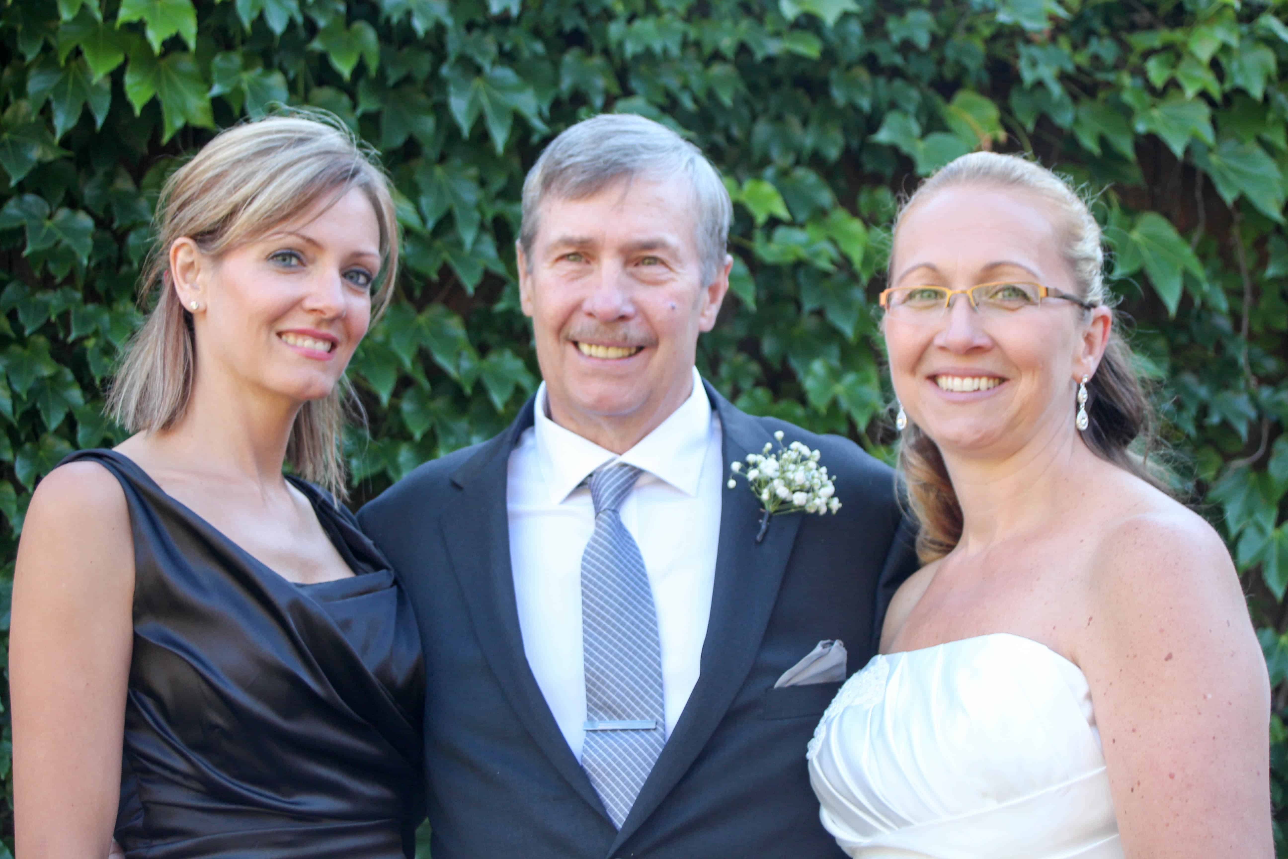 Dad and his girls